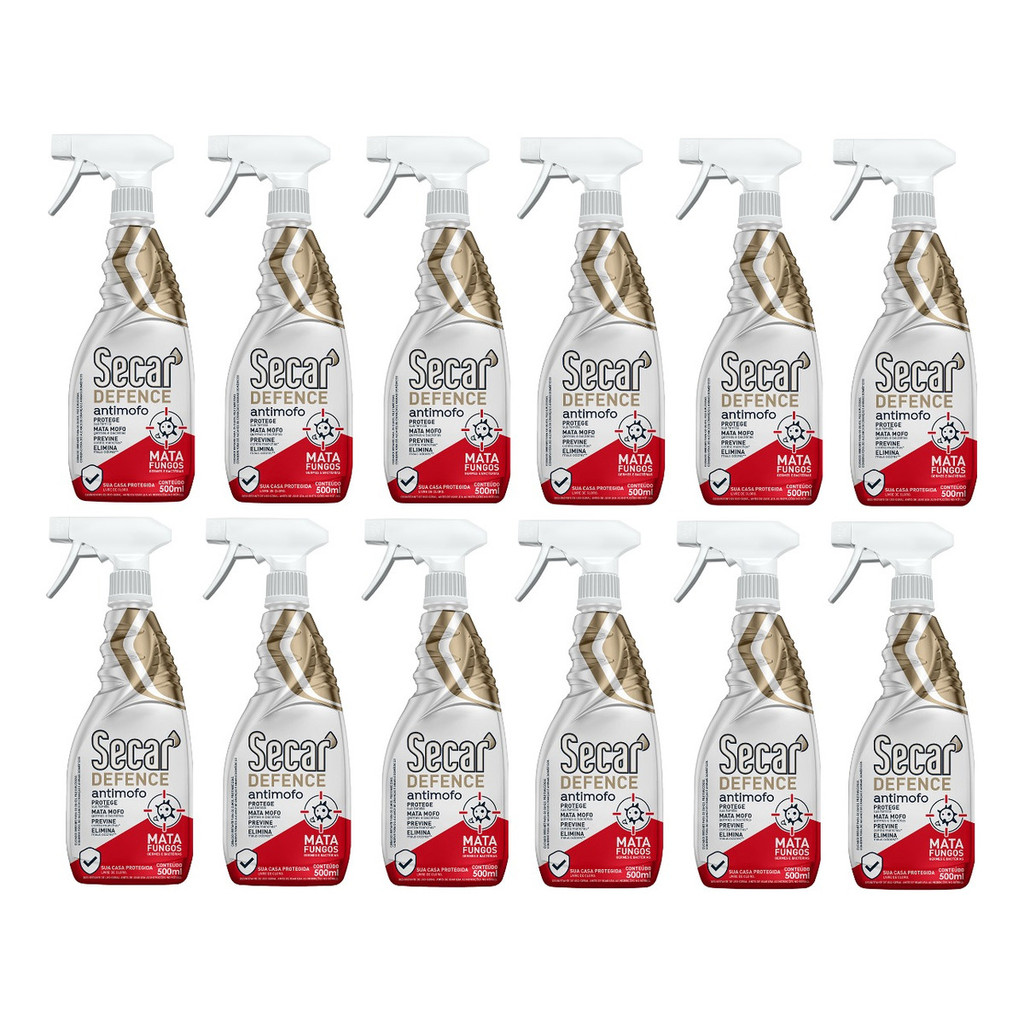 Anti Mofo Spray Secar Defense 12un x 500ml