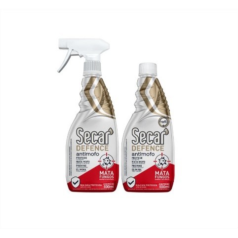 Kit Spray Anti Mofo Secar Defence  500ml