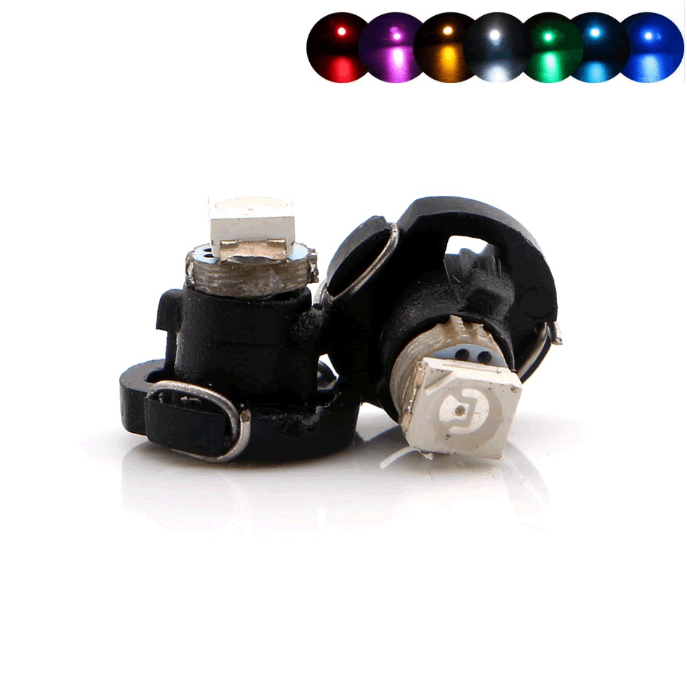 Lâmpada T3 3528 Led Pinguinho  Esmagadinha soquete T3 Painel Carro Moto C/ Soquete Universal
