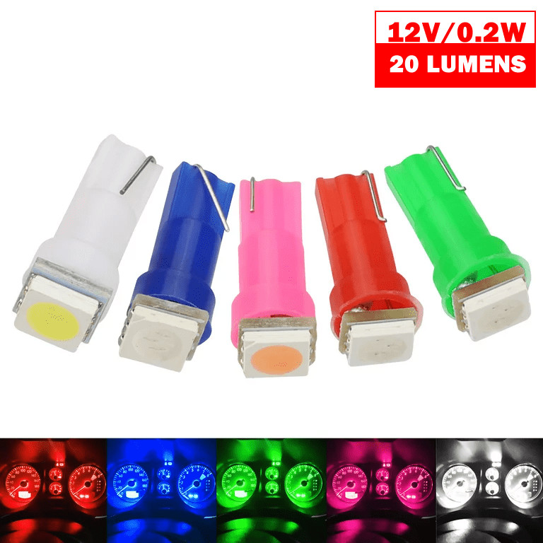 5x Lampadas esmagadinha pinguinho led painel T5 VARIAS CORES