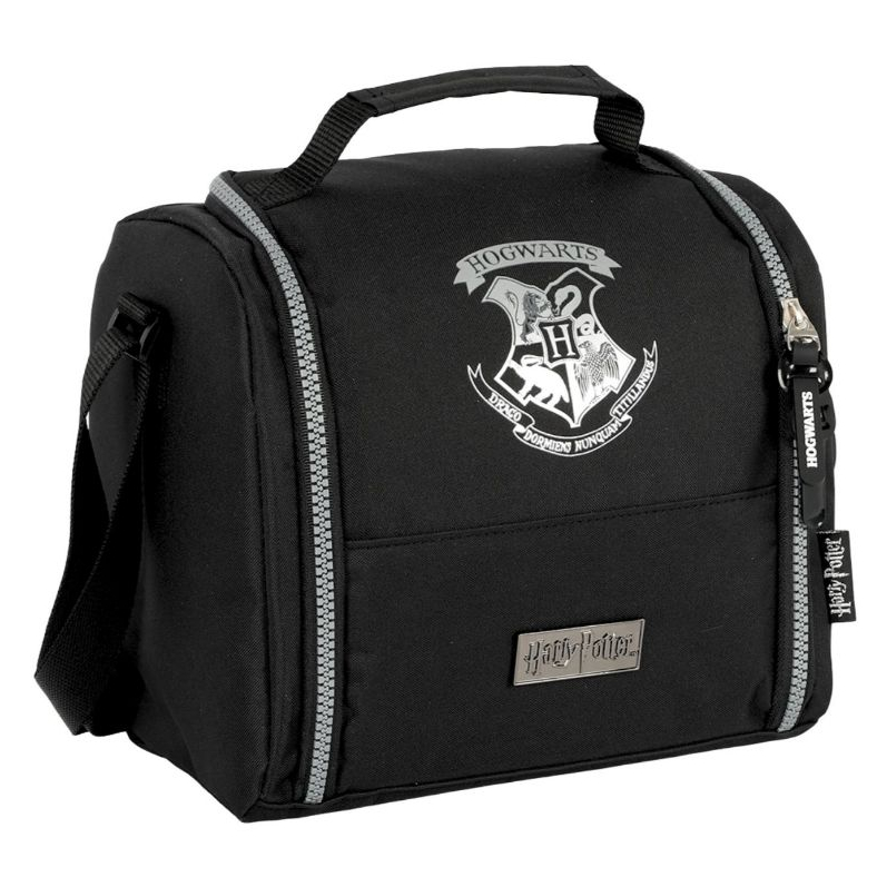Lancheira Bolsa Térmica Merendeira Transversal Juvenil Unissex Harry Potter Hogwarts Premium Original