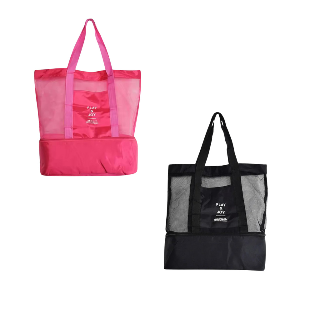 BOLSA DE OMBRO TÉRMICA PARA PRAIA E PISCINA