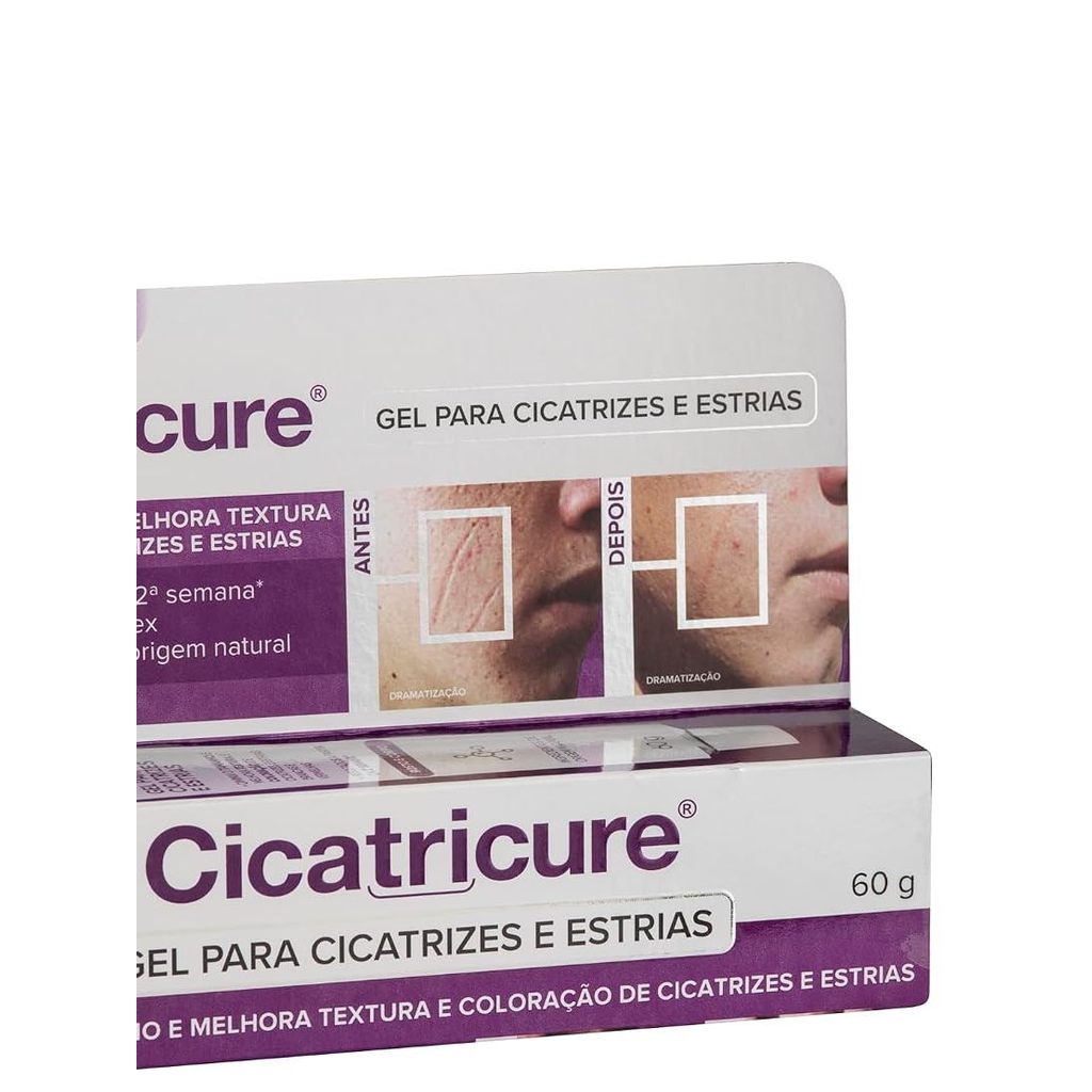 Kit c/2 Gel para Cicatrizes e Estrias Cicatricure 60gr  Original e envio Rápido