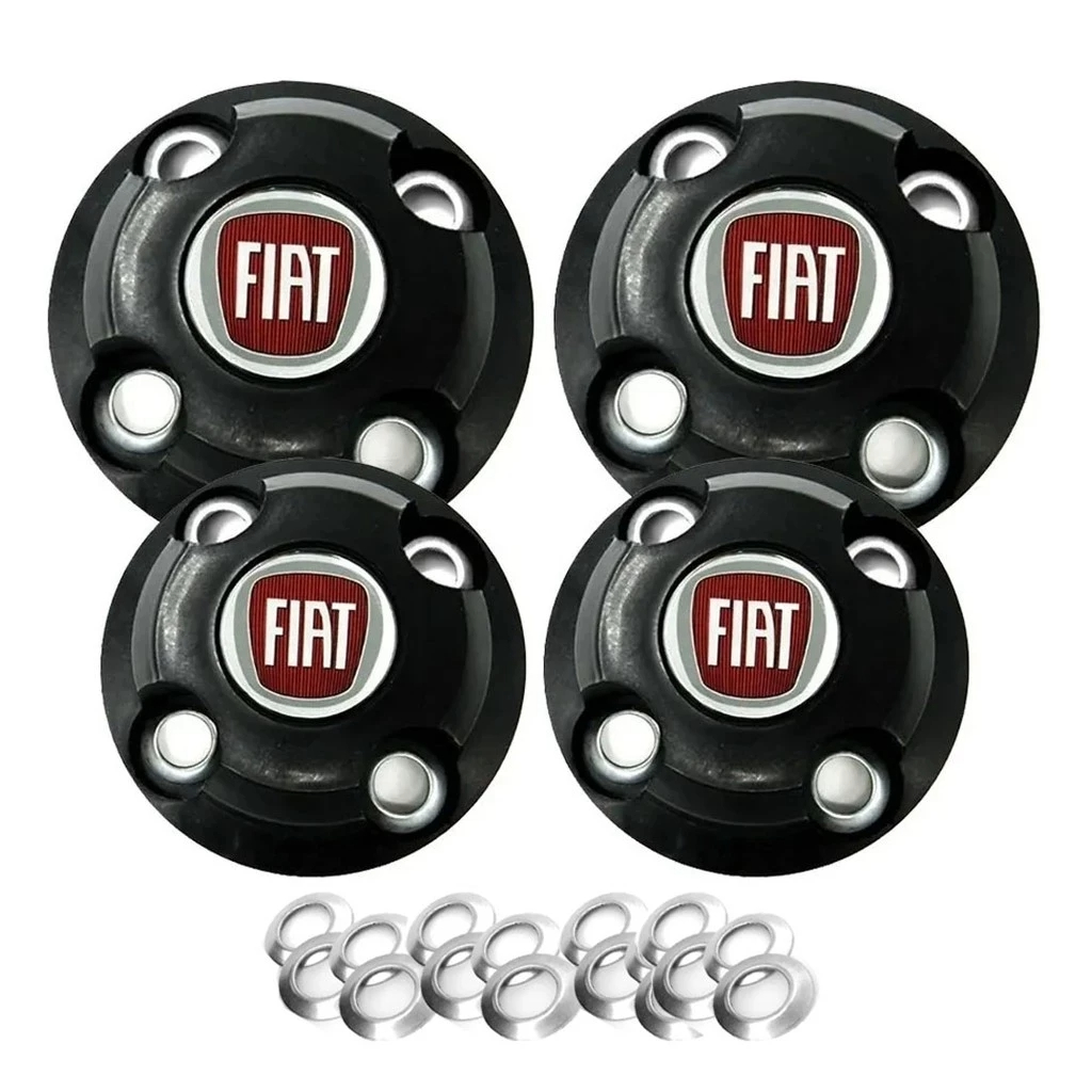 Calotinhas Centrais Fiat Aro 13 14 15 Uno Palio Punto Siena Strada Idea