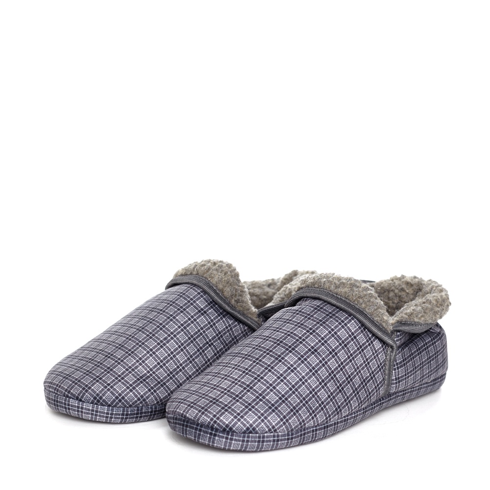 Pantufa Masculina 203777 Xadrez Pelucia Gasf