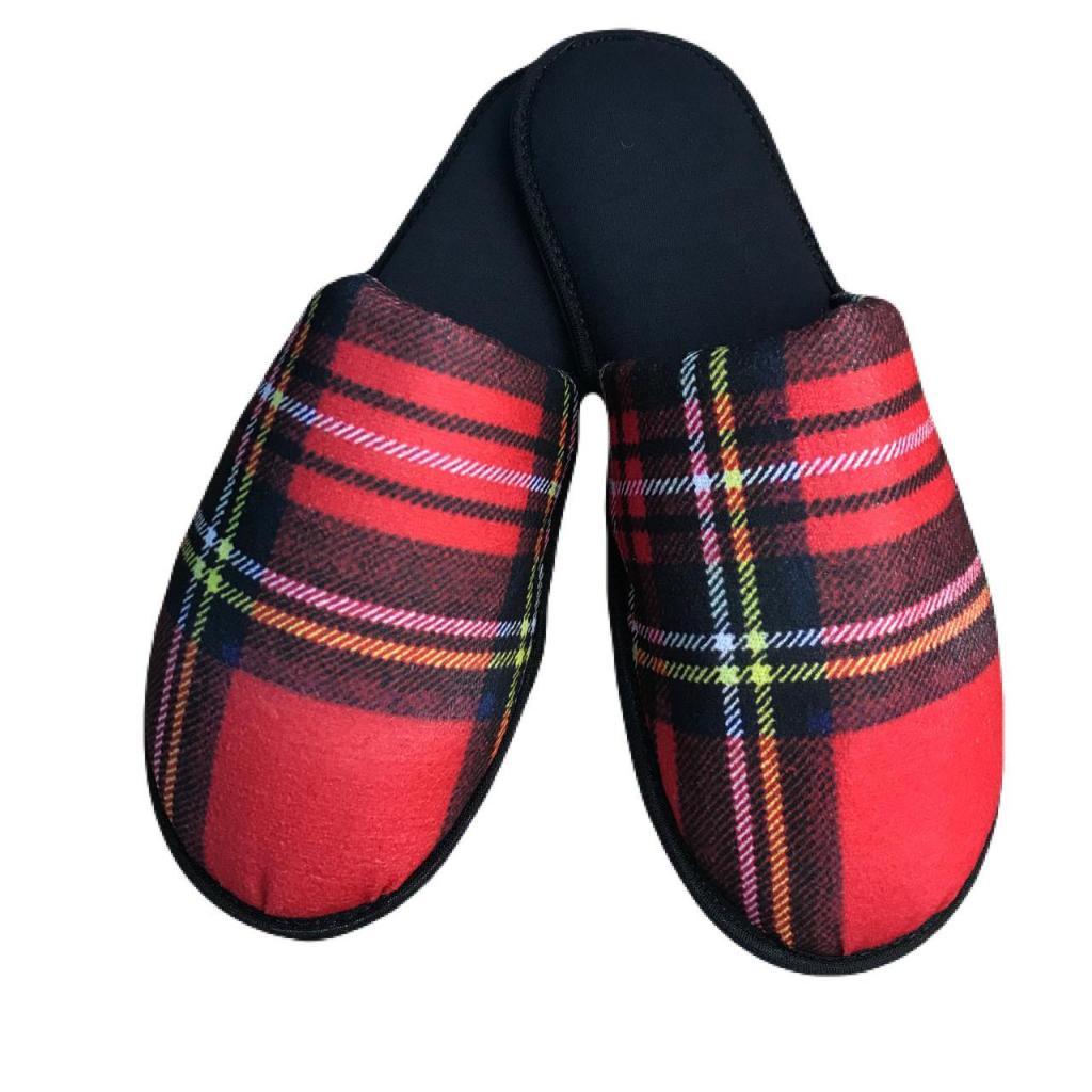 PANTUFA UNISSEX ESTAMPADA XADREZ
