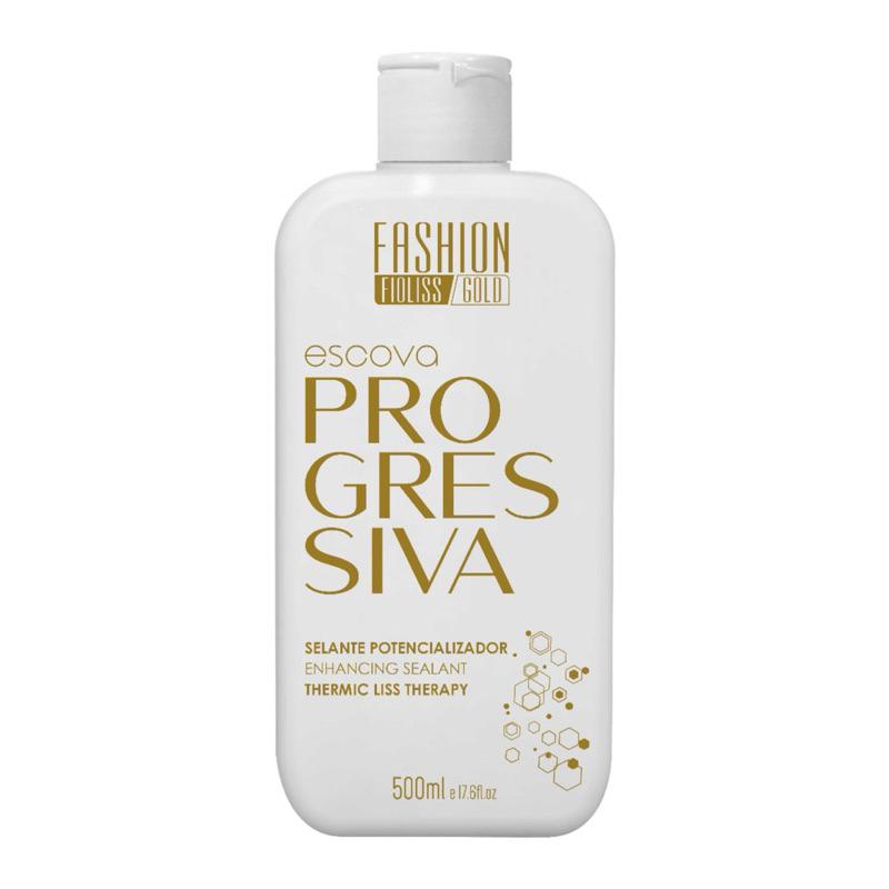 FASHION FIOLISS GOLD ESCOVA PROGRESSIVA 500ML SUCESSO DE VENDAS