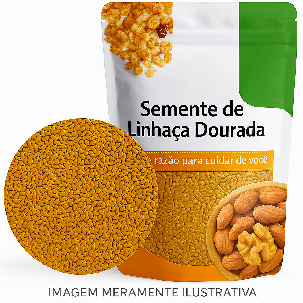 Linhaça Dourada Top Vendas | Nutrição Natural e Saudável