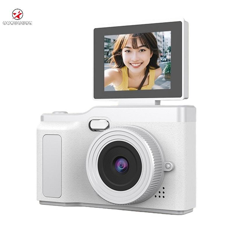 Slide Câmera Digital 48MP Autofoco Vlogging CMOS Anti Shake 180 ° Selfie Com Tela Flip A zctz4d8bet.br