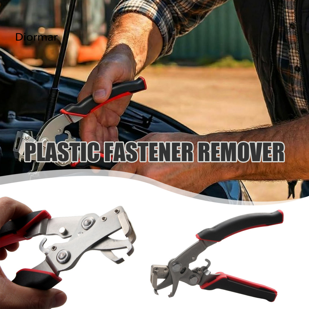 Heavy Duty Clip Removal Tool Plier Car Pliers – Spring Multi-functional Panel Disassembly for Door Dashboard Trim