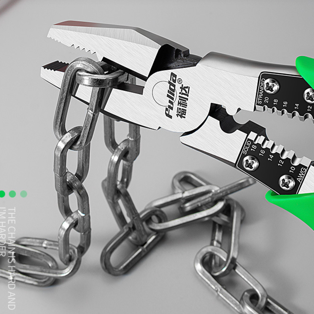 【Alta Qualidade】Pliers, multi-functional wire cutters, multi-hand pliers, electrician's needle-nose industrial grade/Ali
