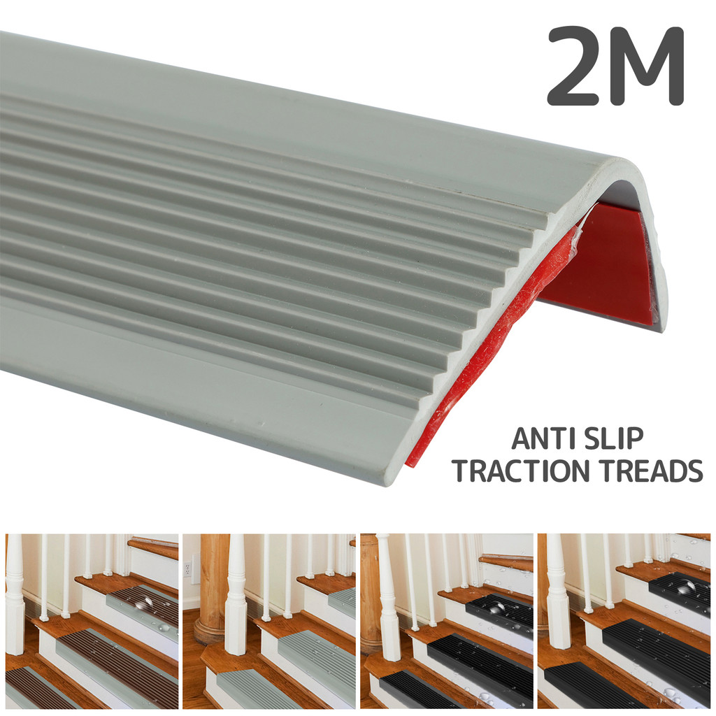 1 Rolo Protetor De Borda Da Escada PVC Macio Antiderrapante Nariz Afiação Em Forma De L Auto-Adesivo Passo Guarnição Tir
