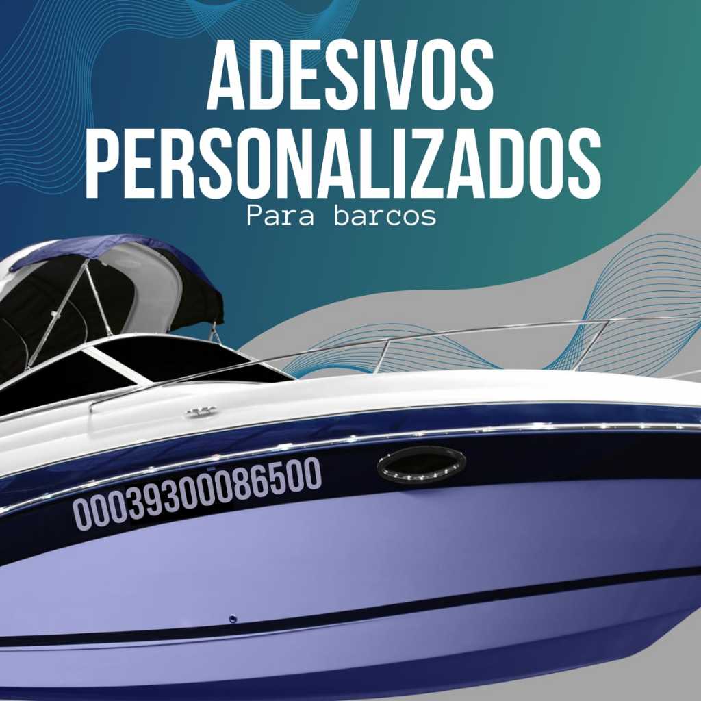 Adesivo Personalizado Para Barcos, Lanchas e Jet Ski
