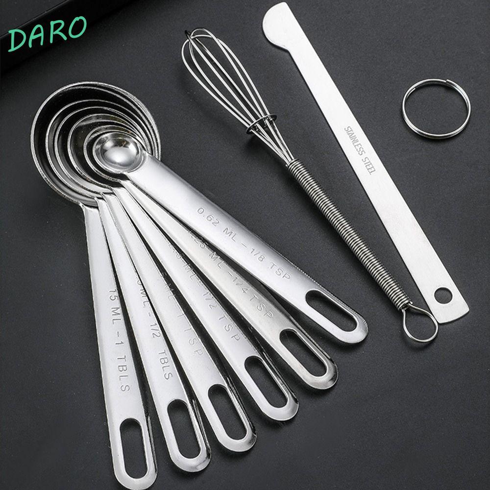 Conjunto De Colher Medidora DARO , Com Régua De Medição De Escala , De Café , Ferramenta Cozimento De Qualidade Alimenta