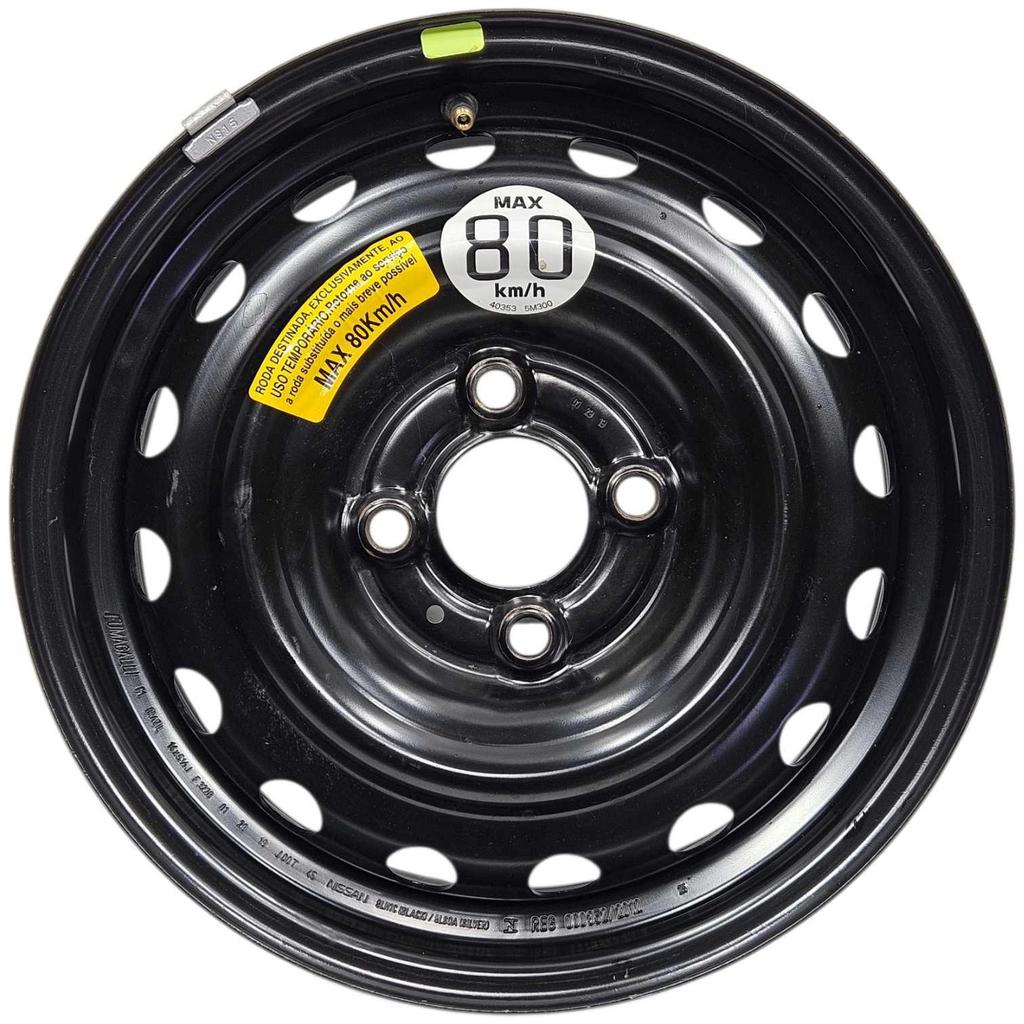 Roda Ferro Aro 14 Estepe Nissan Versa 2015/2021 403535M300