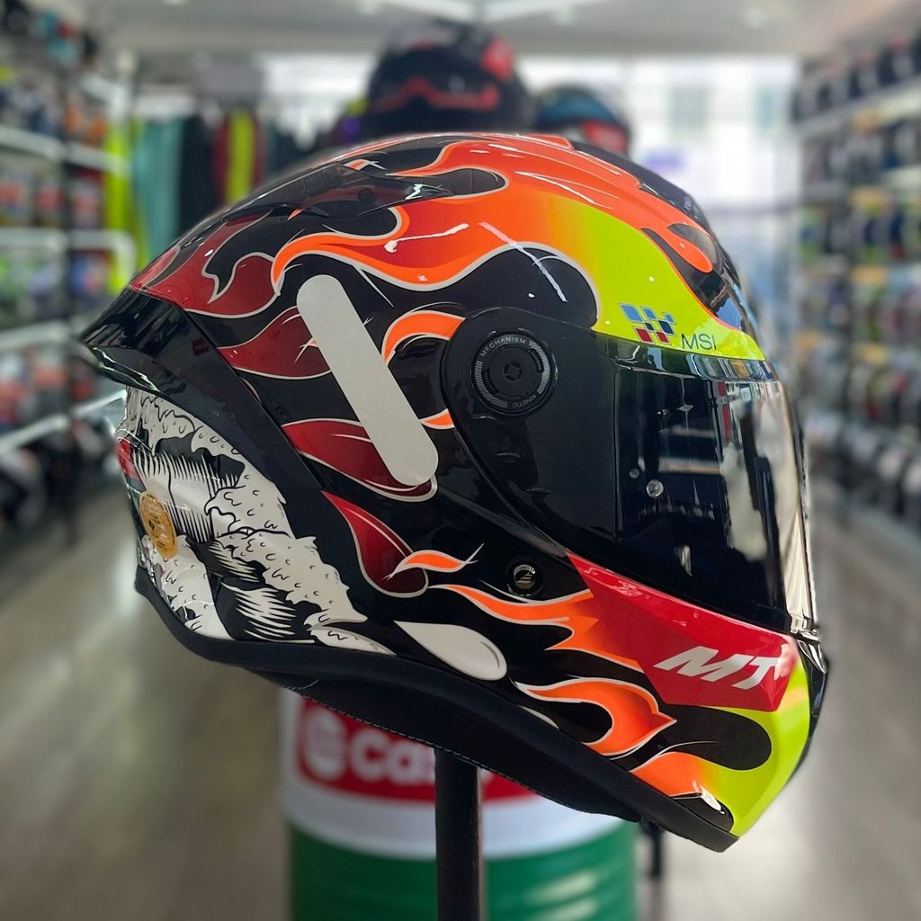 Capacete MT TARGO S YAMANAKA  B3 BLK RED 2024