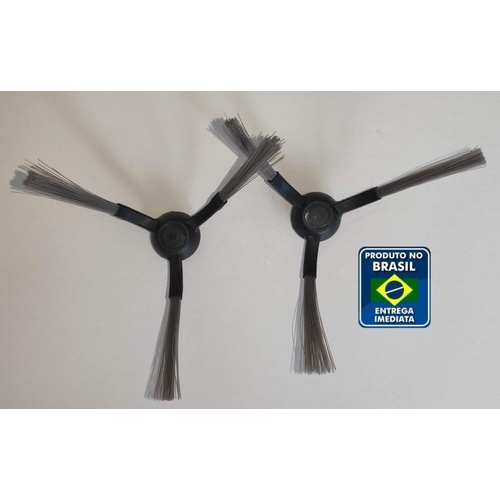 Escova Lateral Para Robô Xiaomi Vacuum Mop E10 B112 preto