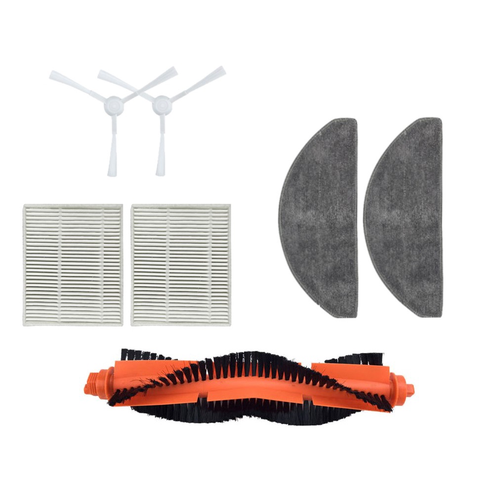 Kit Filtros Escova Pano Para Robô Xiaomi Vacuum Mop E10 B112