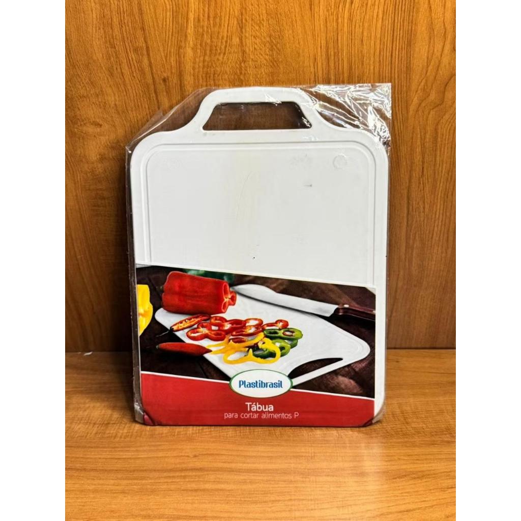 Tábua de Carne Churrasco Cozinha PVC Branca Higiênica Resistente Profissional leve fácil de guardar corte pratica