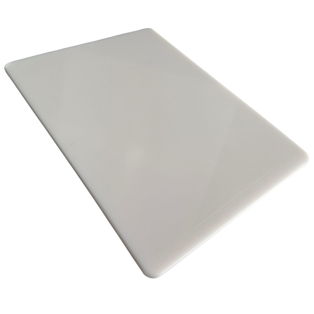 PLACA DE CORTE BRANCA 10X300X400MM TÁBUA DE CORTE 40x30x1XCM
