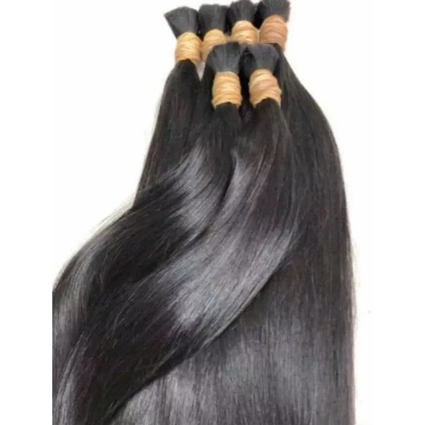 Cabelo Humano Liso Vietnamita D. Drawn Castanho 60cm 100gr