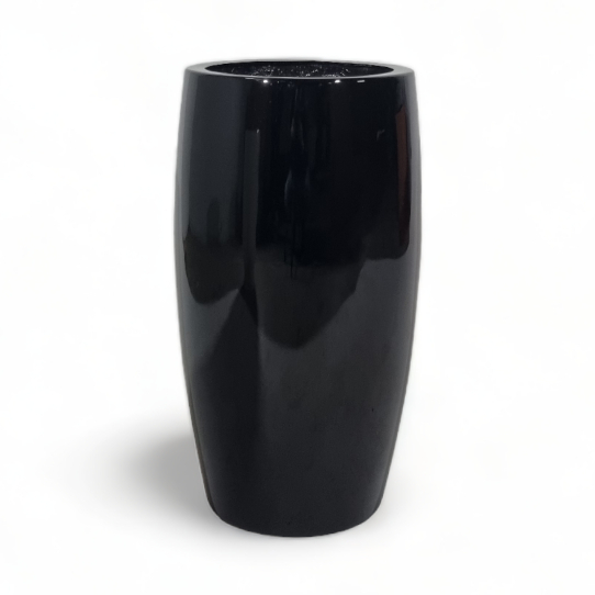 Vaso em Fibra de Vidro Vitrificado Estilo Vietnamita - 60cm - Turmalina - U