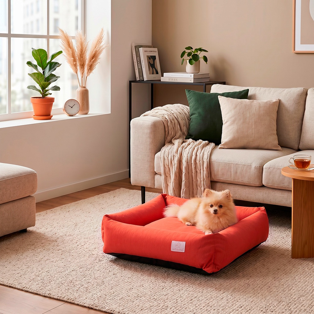 Cama de Cachorro 100% Impermeável com Proteção UV Caminha Pet Hanna 73x73 Várias Cores