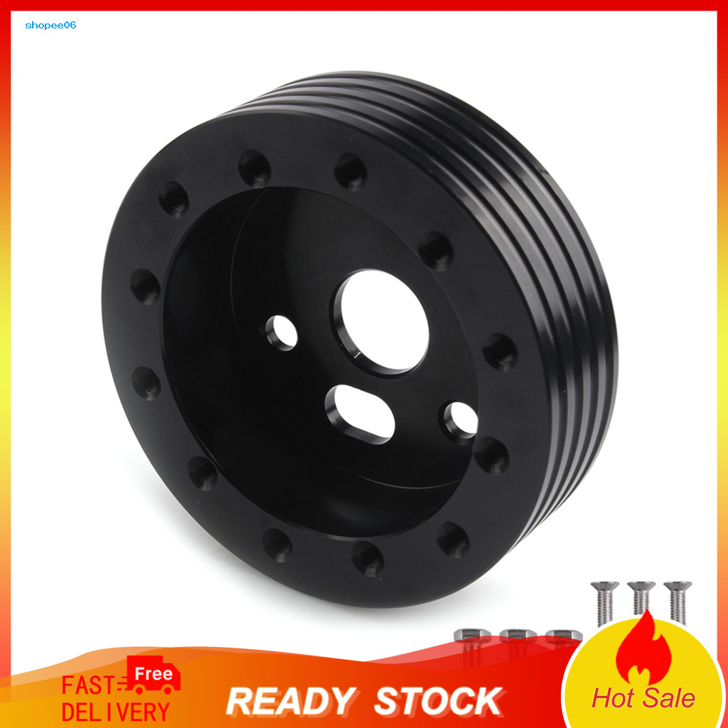 Steering Shaft Connector 6 to 3 Hole Adapter Wheel Bolt Aluminum Hub Spacer 0.5 1 Thick for Racing Car Column Durable