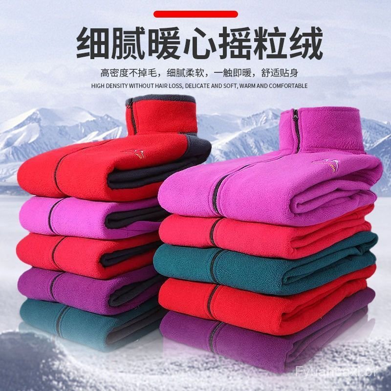 Mulheres idosas de meia-idade outono inverno engrossado velo Cardigan moletom casaco superior Casual Plus Size casaco de
