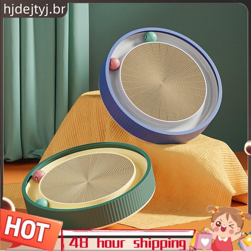 Placa Para Arranhar Gatos , Cama Redonda , Resistente Ao Desgaste , Brinquedo Mesa Giratória , Suprimentos