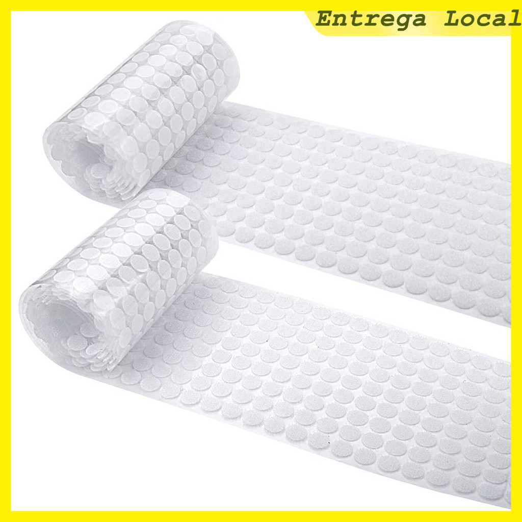 Velcro fivela redonda branca 20mm, Tipo Adesivo autoadesivo, nylon resistente ao desgaste uso multi-cena