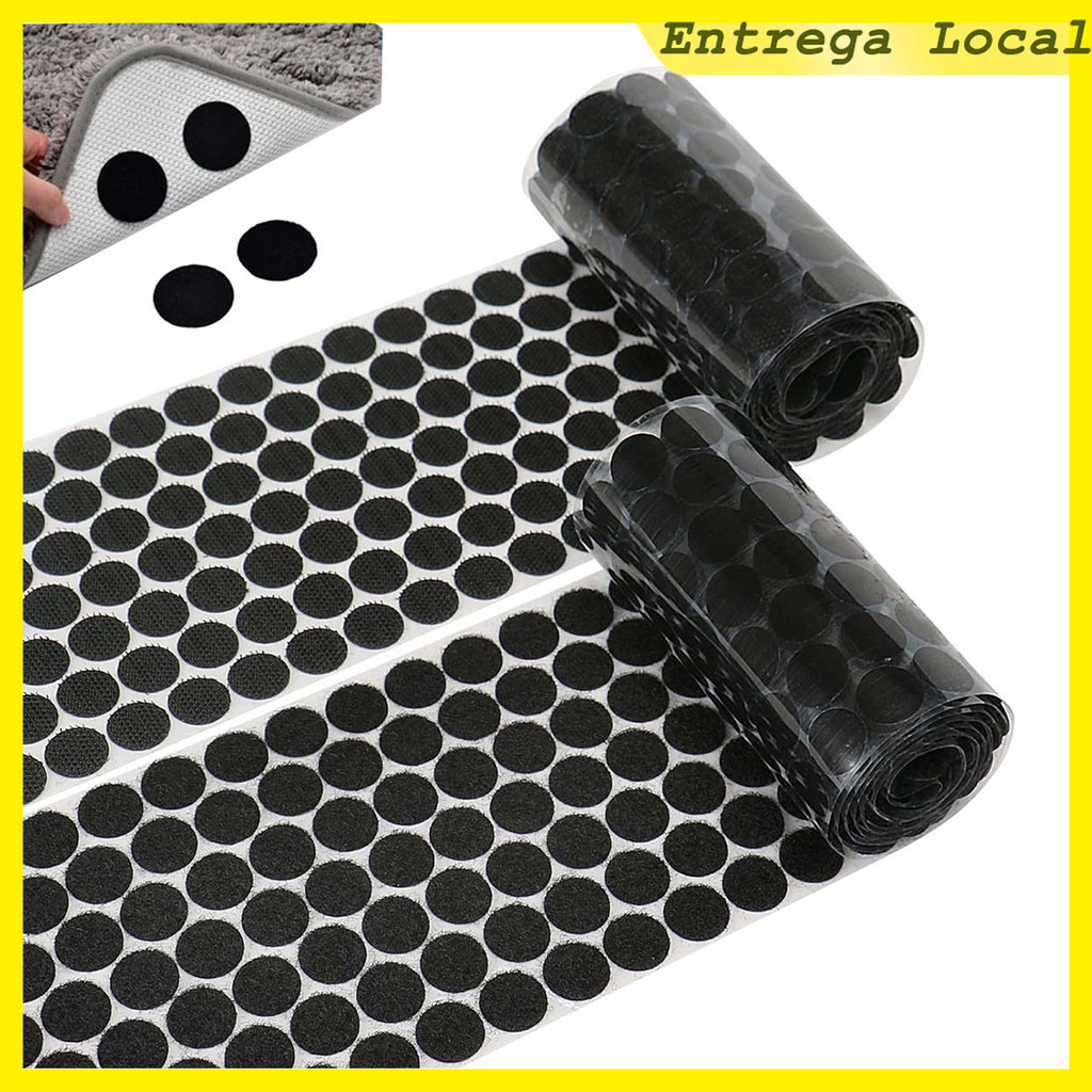 Fivela redonda preta 20mm velcro, Tipo Adesivo autoadesivo, nylon resistente ao desgaste uso multi-cena