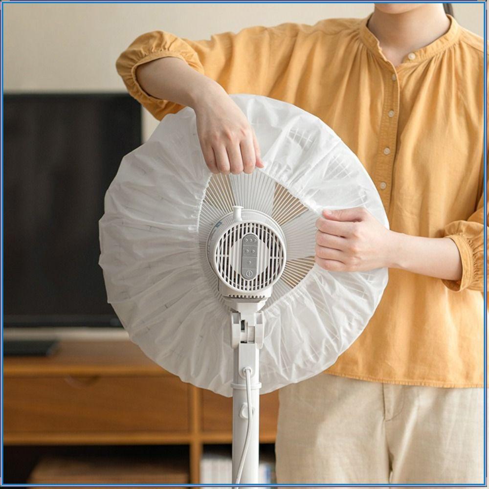 Capa De Ventilador FAYSHOW , Redonda À Prova D'água Contra Poeira , Lavável , De Resistente Ao Desgaste , Saco Doméstico