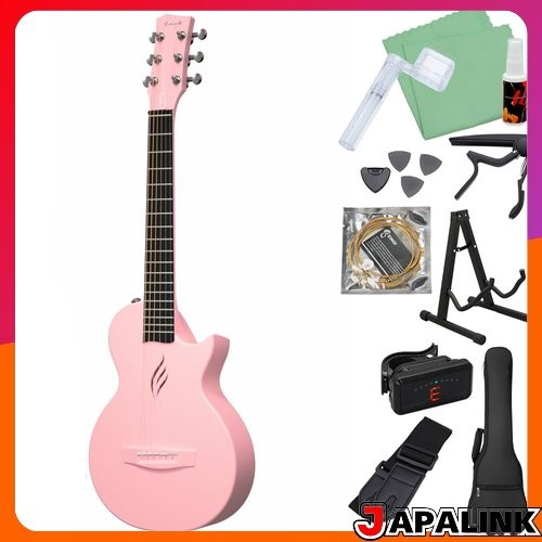 Conjunto de violão acústico ENYA NOVA GO Mini para iniciantes, conjunto de 12 peças com estrutura em fibra de carbono e