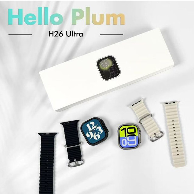 H26 Ultra Smart Watch 1GB Armazenamento Carregador sem fio Esporte Smartwatch para Homens Mulheres 2026 Novo