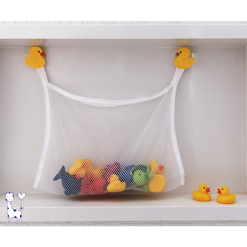 Saco redinha brinquedos banho bebê Buba com ventosa rede porta brinquedo prático divertido