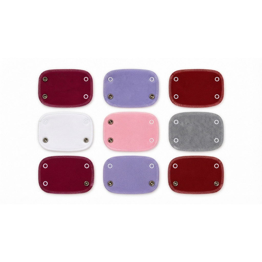 Kit 6 Alongadores rectangulares para Body Bebê Extensor para Body Infantil Prolonga o Uso do Body