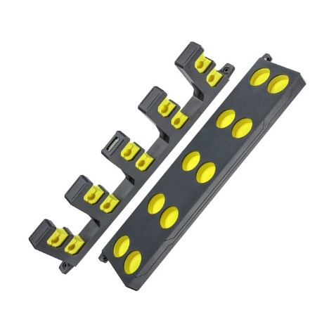 SUPORTE DUPLO PROFISSIONAL PARA 10 VARAS DE PESCA - 1 JOGO