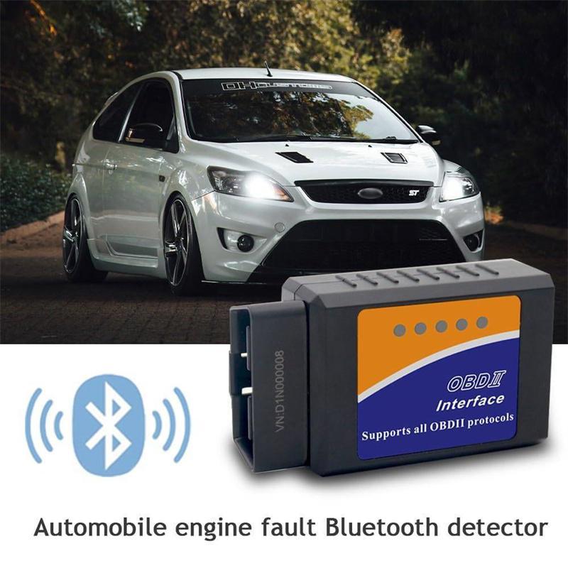 ELM327 Car Scanner OBD2 Ferramenta De Diagnóstico Para Android IOS PC Plug and Play Dispositivo De Detecção Automática D