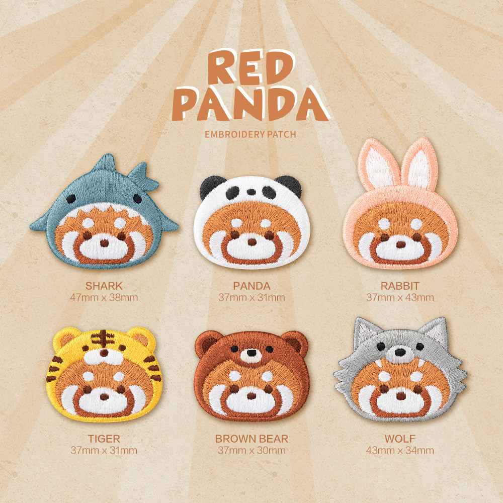 Bonito dos desenhos animados Panda bordado remendo adesivo saco ipad roupas do telefone móvel decoração adesivo diy pano
