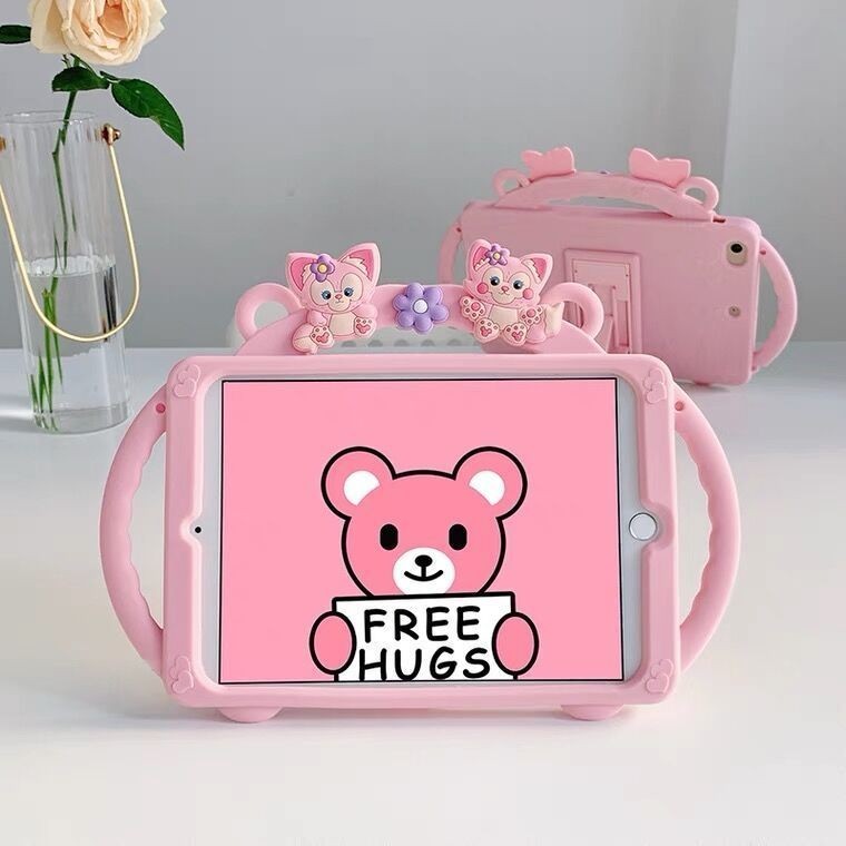 Bonito 2021 nova capa protetora para iPad 34cm 2air4 Tablet caso 6 resistente a choques 8a geração 5mini6 dos desenhos a