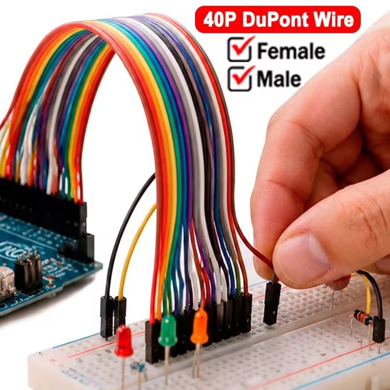 Kit De Cabos De Fita De Fio Dupont 3-1Set 40P-40Pin Macho Para-Fêmea DIY Jumper Wire-De Placa De Ensaio