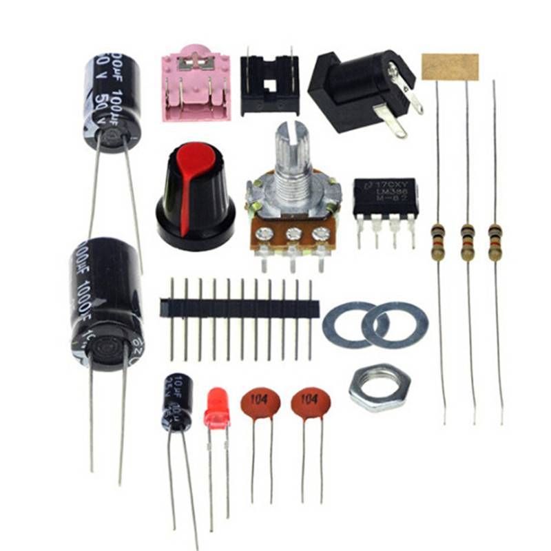 ADS 1Set LM386 Super MINI Placa Amplificadora 3V-12V Kit DIY M57 0 0 BR