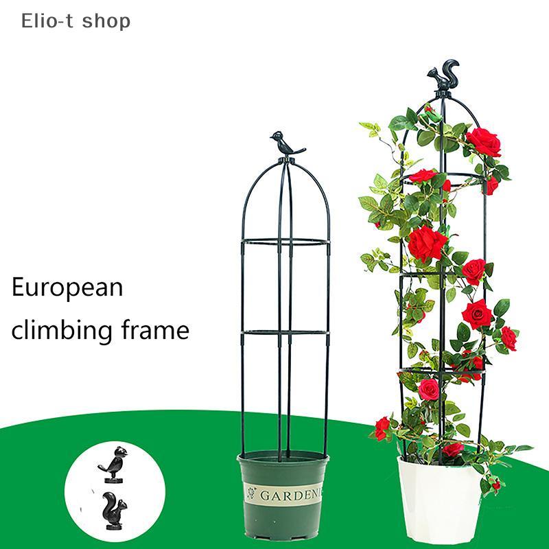 Elio-t 1Set Escalada Planta Treliça Gaiolas De Suporte De Jardim Para Flores Plantas Estrutura DIY Vasos De Videiras De