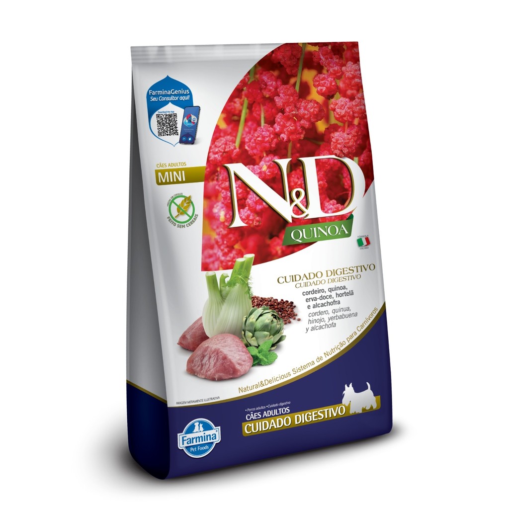 Ração N&d Quinoa Controle De Peso Cães Adultos Mini 2,5kg
