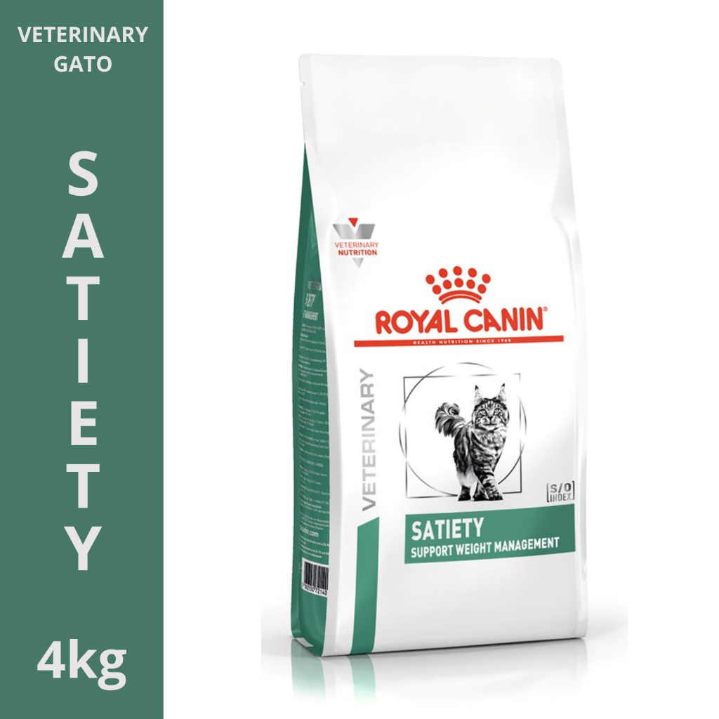 Ração Royal Canin Veterinary Diet Satiety Gatos 4kg - Controle de Peso e Saciedade