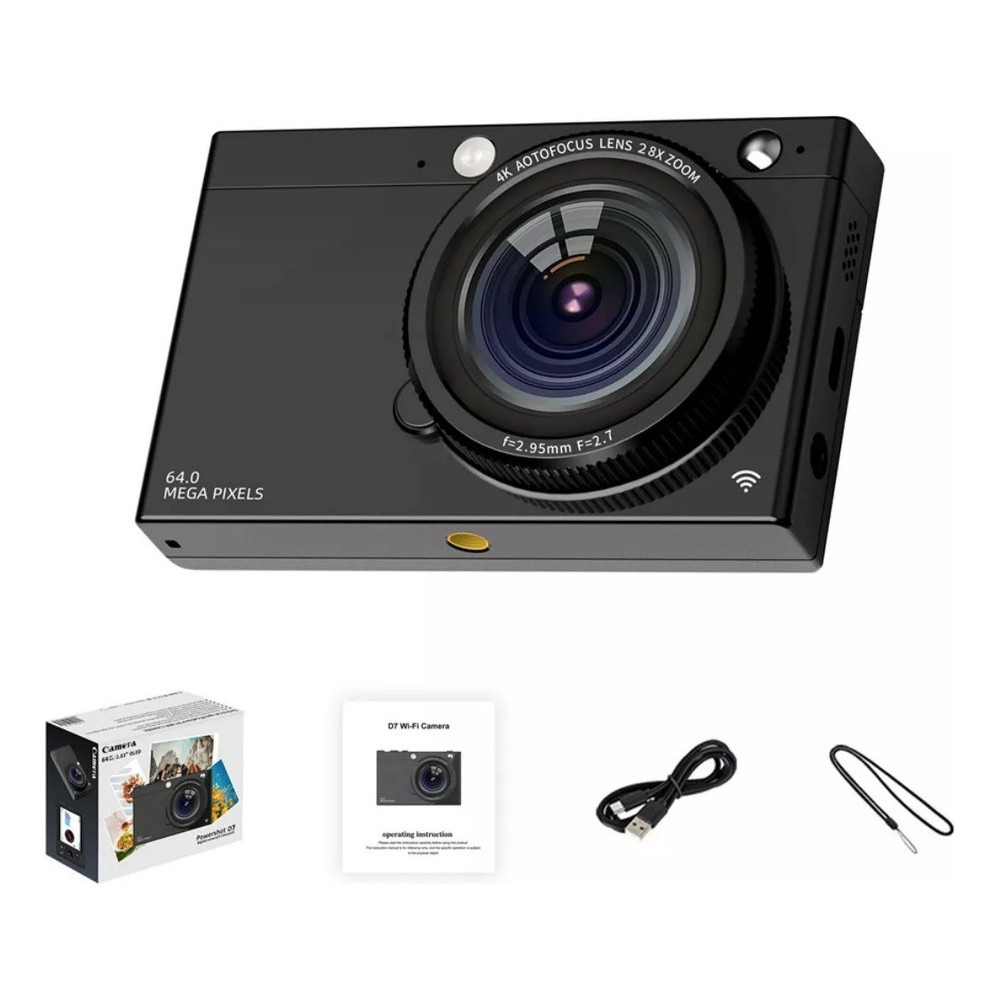 Câmera Digital 4k Hd, Zoom 28x, Transmissão Wifi Novo Alta Qualidade