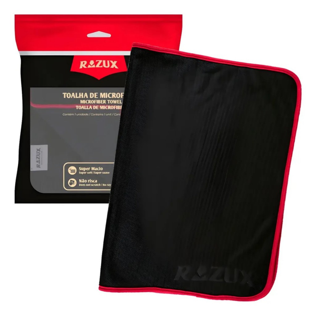 Toalha Microfibra Secagem 40x60 600gsm Razux Vonixx Pano