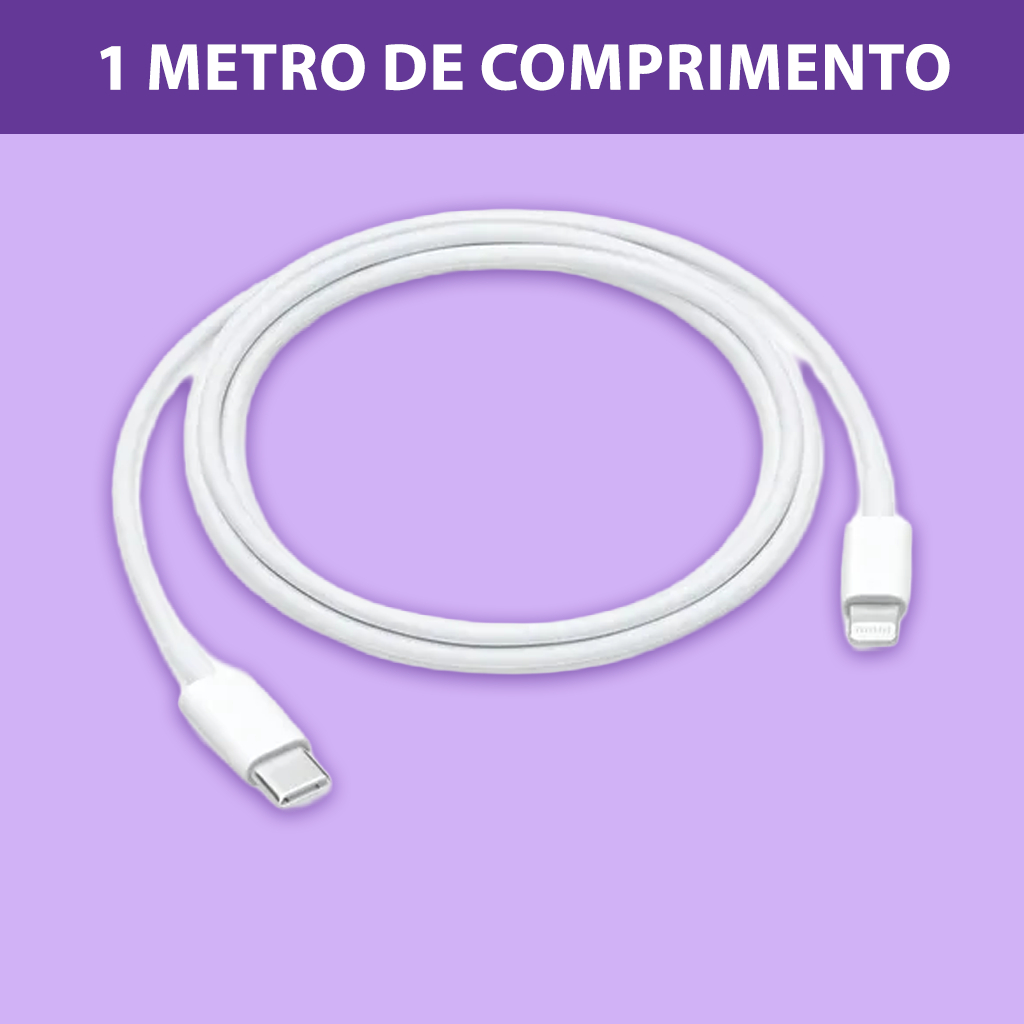 CaboTipo C Usb-c Lightining 1m Compatível Com iPhone 6 7 8 Plus X Xr Xs Max 11 12 13 14 Pro Max ipad Macbook