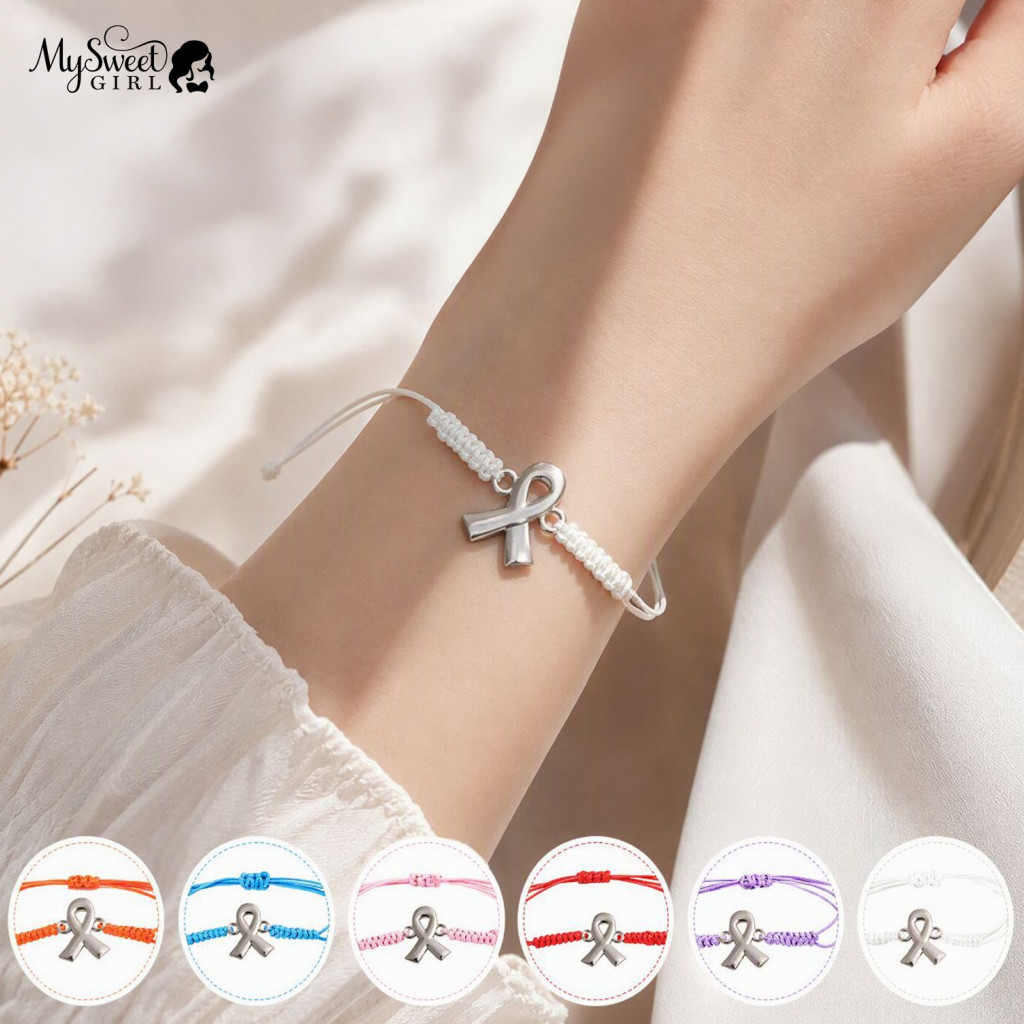 Unisex Minimalist Wrist Accessory Adjustable Braided Rope Bracelet 2pcs Hand-woven Bracelets with Metal Ribbon Pendant C